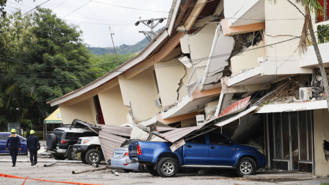 Terremoto en Penonomé (Panamá), este viernes.
