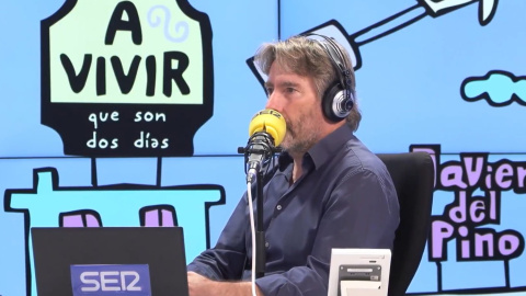 El periodista Javier del Pino en el 'A vivir' El periodista Javier del Pino en el 'A vivir'