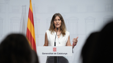 Imagen de archivo de la presidenta de los Comuns en el Parlament, Jéssica Albiach.