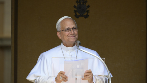 El papa León XIV en una foto de archivo.