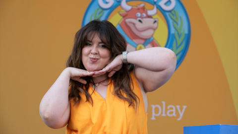 Imagen de archivo de la copresentadora de Grand Prix Lalachús.