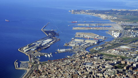 Imatge aèria de Tarragona i el Port Imatge aèria de Tarragona i el Port
