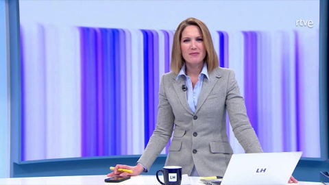 Silvia Intxaurrondo durante un momento de 'La hora de La 1'.