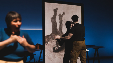 Patricia de Lorenzo, en una escena de la obra ICTUS, de Chévere. Sabela Eiriz