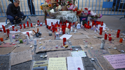 Altar de Maricarmen en Madrid, el 9 de octubre de 2026.