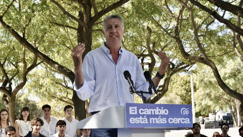 (Foto de ARCHIVO)El alcalde de Badalona, Xavier García Albiol, durante un acto con afiliados del Partido Popular de Cataluña, a 20 de septiembre de 2026, Badalona, Barcelona, Cataluña (España). Feijóo viaja a Badalona para arropar al PP catalán y reforzar la estrategia del partido en Cataluña y a nivel nacional.David Oller / Europa Press20/9/2026