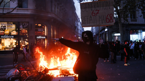 Protestas en parís, este sábado. Protestas en parís, este sábado.