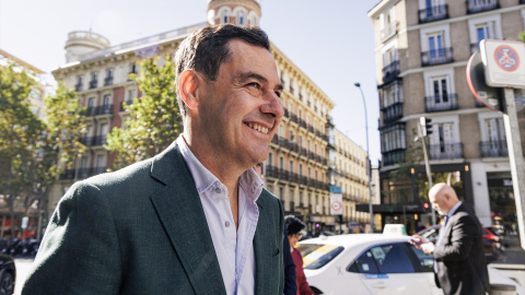 El presidente de la Junta de Andalucía, Juan Manuel Moreno Bonilla.