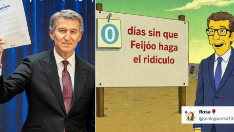 Alberto Núñez Feijóo durante un acto del PP en Madrid.