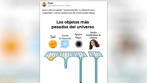 Reacciones a la noticia sobre el traslado del despacho de Isabel Díaz Ayuso.