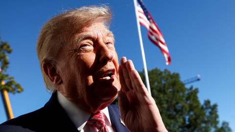 El presidente estadounidense Donald Trump en la Casa Blanca el 19 de octubre de 2026. El presidente estadounidense Donald Trump en la Casa Blanca el 19 de octubre de 2026.