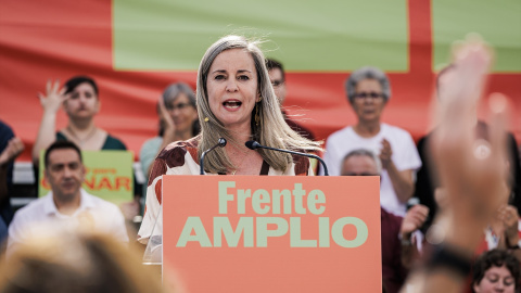 Verónica Martínez Barbero durante el acto de presentación de su candidatura a las elecciones generales. Verónica Martínez Barbero durante el acto de presentación de su candidatura a las elecciones generales.
