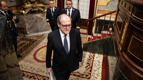 El defensor del pueblo, Ángel Gabilondo, durante una sesión plenaria, en el Congreso de los Diputados, a 28 de mayo de 2026, en Madrid