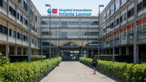 EuropaPress_6097749_fachada_hospital_universitario_infanta_leonor_19_julio_2024_madrid_espana El Infanta Leonor es uno de los hospitales más pequeños de Madrid, pero en 2017 adjudicó más contratos menores que La Paz, el más grande de la Comunidad.