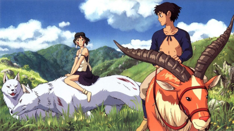 Fotograma de la película 'La princesa Mononoke'. Fotograma de la película 'La princesa Mononoke'.
