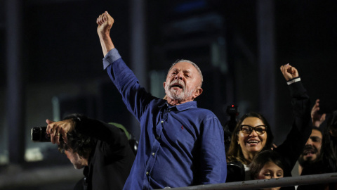 El presidente de Brasil. Lula da Silva, tras ganar las elecciones.