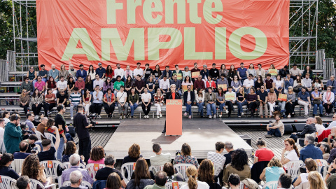 Una imagen de archivo de un acto de Frente Amplio.