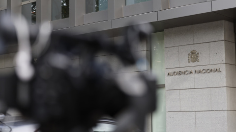 Fachada de la Audiencia Nacional, donde se investiga la entrada masiva de migrantes a Ceuta.