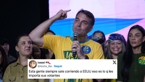 Flavio Bolsonaro, en una foto del pasado día 10.