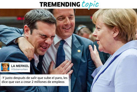 Merkel se parte la caja con Mariano Merkel se parte la caja con Mariano