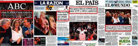 Portada de la prensa del 27 de marzo de 2017. Portada de la prensa del 27 de marzo de 2017.