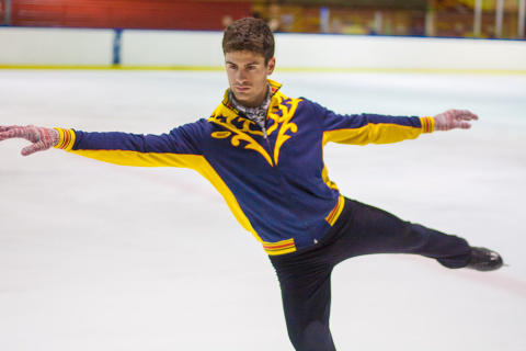 Javier Raya, durante su práctica antes de los Juegos. Javier Raya, durante su práctica antes de los Juegos.