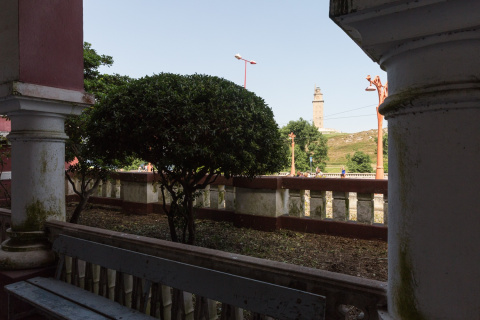 Arcadas de la antigua prisión provincial de A Coruña. SANDRA GARCÍA REY