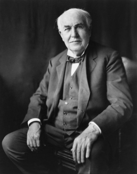 Thomas Alva Edison, en 1922