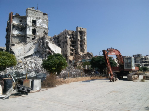 La reconstrucción ya ha comenzado en buena parte de Siria, donde el 20% de las viviendas han sufrido daños de distinta consideración. Pablo Sapag M., Author provided