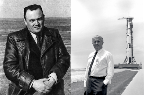 Koroliov vs. Von Braun. Author provided Koroliov vs. Von Braun. Author provided