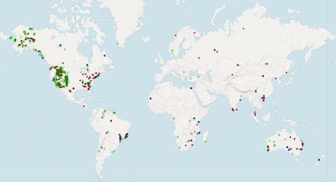 Distribución mundial de reservas de Tierras Raras (REE). USGS.GOV Distribución mundial de reservas de Tierras Raras (REE). USGS.GOV