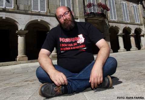 Rodrigo Cota, columnista del 'Diario de Pontevedra'. / FOTO: RAFA FARIÑA
