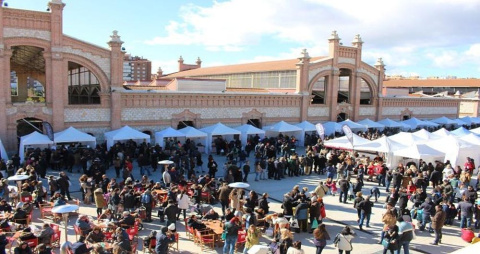 El Mercado de Productores en Matadero Madrid. Diario de Madrid / Wikimedia Commons, CC BY