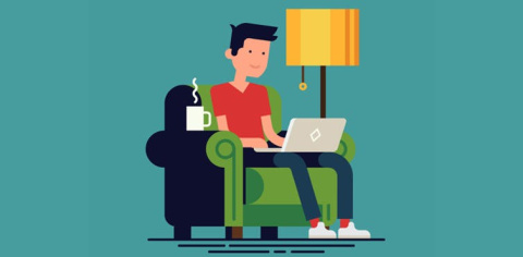El teletrabajo desde casa gracias a las nuevas tecnologías (Shutterstock )