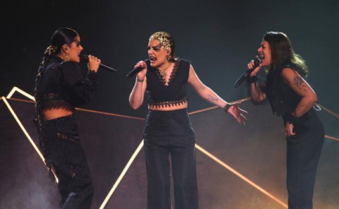  As Tanxugueiras en el escenario del Benidorm Fest.- RTVE