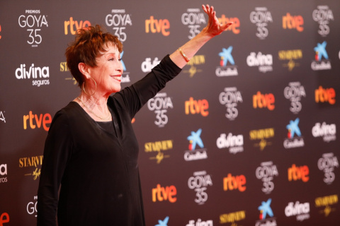 La actriz Verónica Forqué, en la alfombra roja de la última edición de los Premios Goya ,en el Teatro del Soho CaixaBank de Málaga. E.P./Álex Zea La actriz Verónica Forqué, en la alfombra roja de la última edición de los Premios Goya ,en el Teatro del Soho CaixaBank de Málaga. E.P./Álex Zea