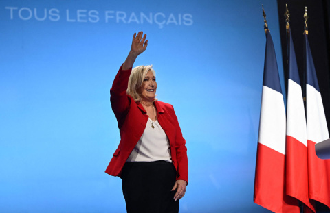  Le pen, durante un acto de campaña.- Christophe Simon / AFP / dpa