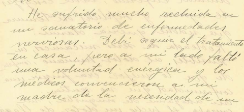 Carta de Margarita Ferreras. Fondo epistolar de la Casa-Museo Unamuno - Universidad de Salamanca, Author provided Carta de Margarita Ferreras. Fondo epistolar de la Casa-Museo Unamuno - Universidad de Salamanca, Author provided