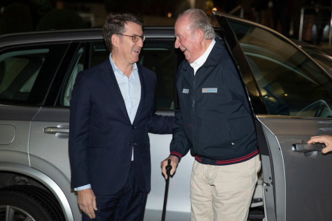  Imagen de archivo. Núñez Feijóo recibe al rey Juan Carlos.- Infosailing Photography / Europa Press