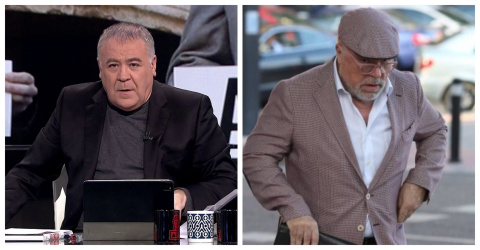  A la izquierda, Antonio García Ferreras. A la derecha, el excomisario Villarejo