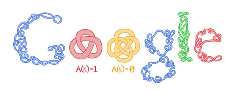 Doodle sobre nudos con motivo del centenario del nacimiento de Cahit Arf (2010).