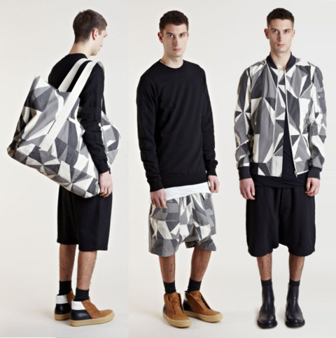 Rick Owens llama ‘camuflaje’ a este estampado geométrico monocromático de DRKSHDW, segunda línea del diseñador de moda americano.