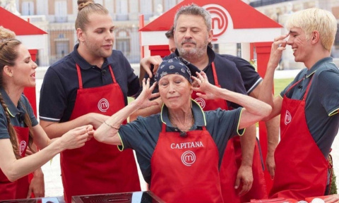 La actriz Verónica Forqué, durante su participación en una de las pruebas del programa 'MasterChef Celebrity'. La acgtriz Verónica Forqué, durante su participación en una de las pruebas del programa 'MasterChef Celebrity'.