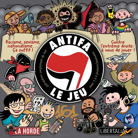 El juego 'Antifa', del colectivo antifascista La Horde y la editorial Libertalia.