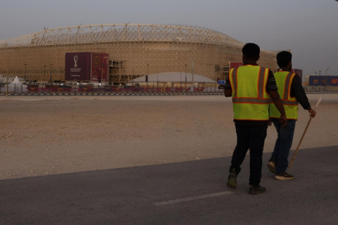 Imagen de archivo de las infraestructuras del Mundial de Catar. -REUTERS Imagen de archivo de las infraestructuras del Mundial de Catar. -REUTERS