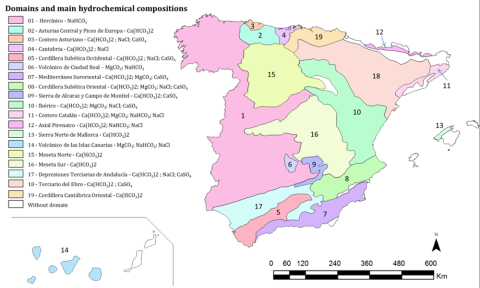 Figura 1. Dominios hidrominerales en España. García Marín et al. (2020), Author provided