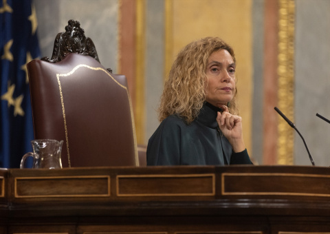  La presidenta del Congreso de los Diputados, Meritxell Batet, durante una sesión plenaria en el Congreso de los Diputados, a 30 de noviembre de 2022, en Madrid (España).- EUROPA PRESS