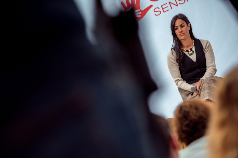 La vicealcaldesa de Madrid, Begoña Villacís, durante una charla sobre la gestación subrogada junto al portavoz de la asociación 'Son Nuestros Hijos', en la sede nacional de Ciudadanos, a 31 de marzo de 2023, en Madrid (España). Gabriel Luengas / Eur La vicealcaldesa de Madrid, Begoña Villacís, durante una charla sobre la gestación subrogada junto al portavoz de la asociación 'Son Nuestros Hijos', en la sede nacional de Ciudadanos, a 31 de marzo de 2023, en Madrid (España). Gabriel Luengas / Eur