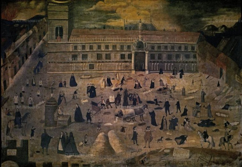 La Peste. Hospital del Pozo Santo de Sevilla. (Anónimo, 1649). Wikimedia Commons La Peste. Hospital del Pozo Santo de Sevilla. (Anónimo, 1649). Wikimedia Commons