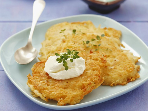 Reibekuchen con queso fresco. Eatsmarter Reibekuchen con queso fresco. Eatsmarter